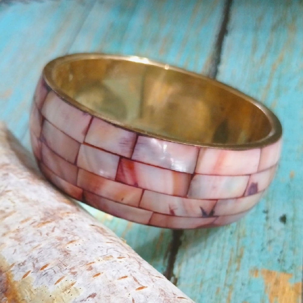 Rose Morher-of-Pearl Bangle